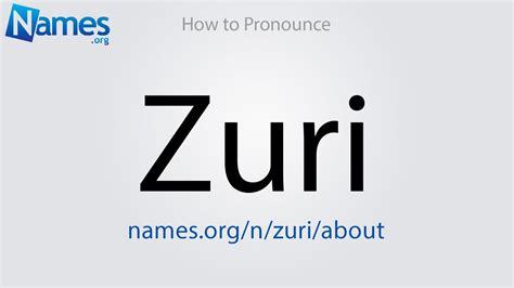 how to pronounce zuri|how do you say roche.